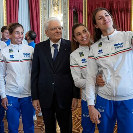 Маттарелла принял женскую сборную по баскетболу и золотых юниоров U20: «Вы – будущее Италии»
