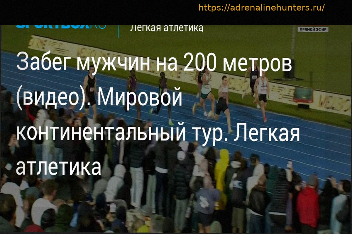 Preview Забег мужчин на 200 метров: Мировой континентальный тур (Видео)